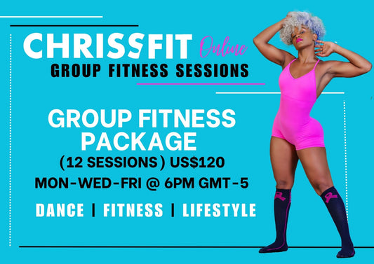AUGUST CHRISS FIT ONLINE GROUP FITNESS X12 SESSIONS + CLASS RECORDINGS AUGUST