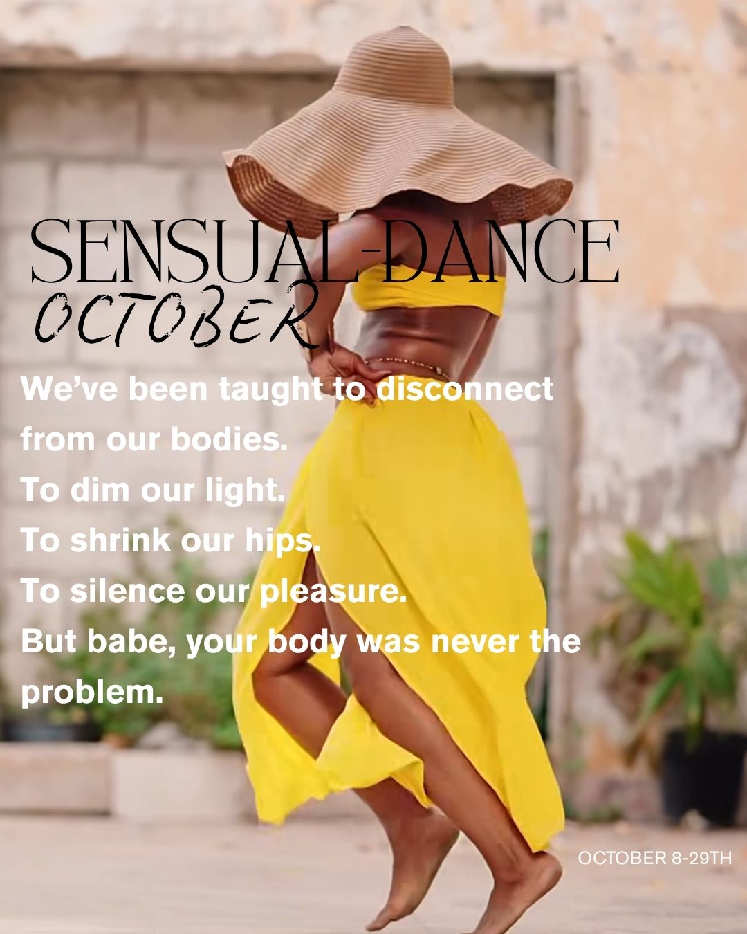 SENSUAL DANCE OCTOBER | ONLINE SESSIONS